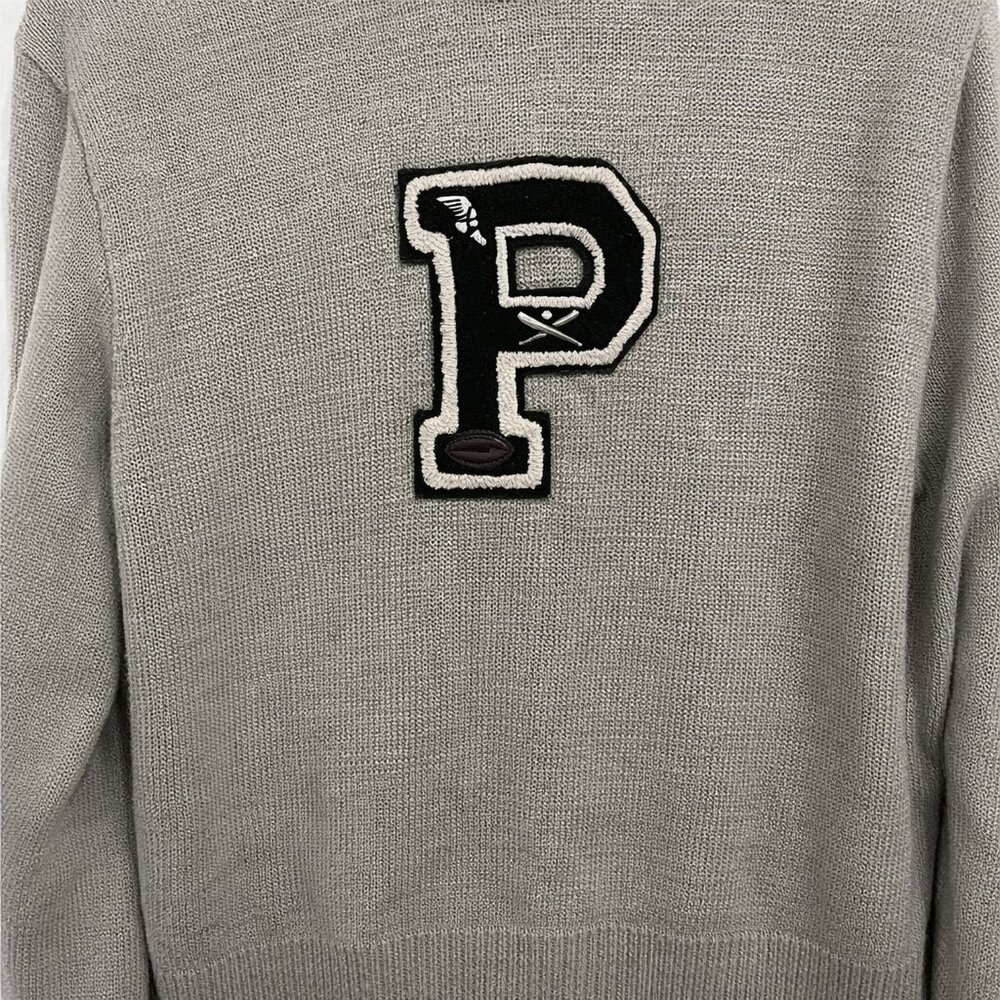 Vintage Polo Ralph Lauren Varsity Cotton P-Wing Sweater